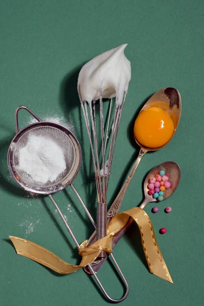 Concept Ingredients Tools Baking — Stock Photo, Image