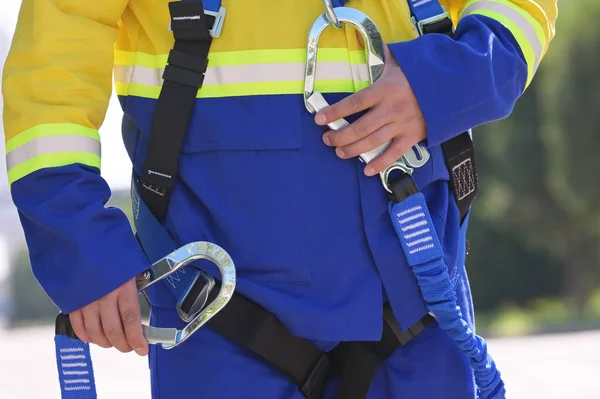 Safety harness construction equipment