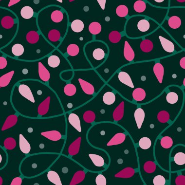 Kusursuz desenli çelenkler Mutlu Noeller.