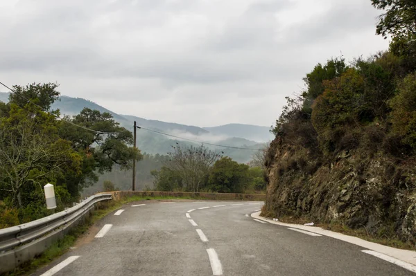 Vista Desde Coche Las Carreteras Ciudad — Foto de Stock