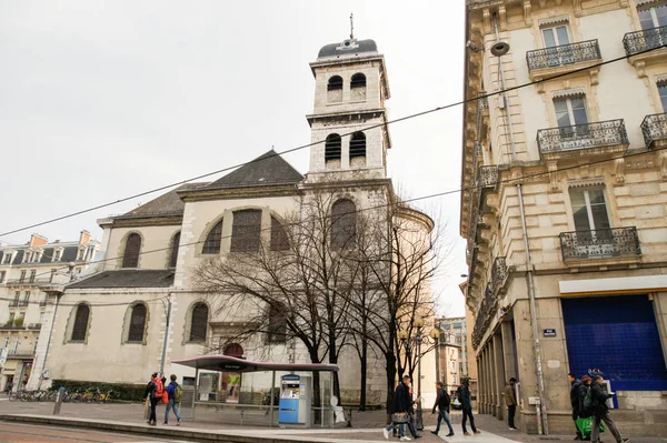 Grenoble Francie Února 2018 Architektura Typy Měst Jihu Evropy — Stock fotografie