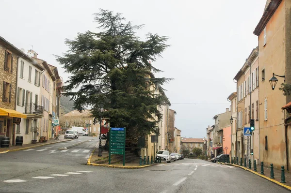 リグーリア州イタリア 2018 複数レベルの都市道路 道路や都市の車からの眺め — ストック写真