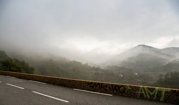 Vista Desde Coche Las Carreteras Ciudad — Foto de Stock