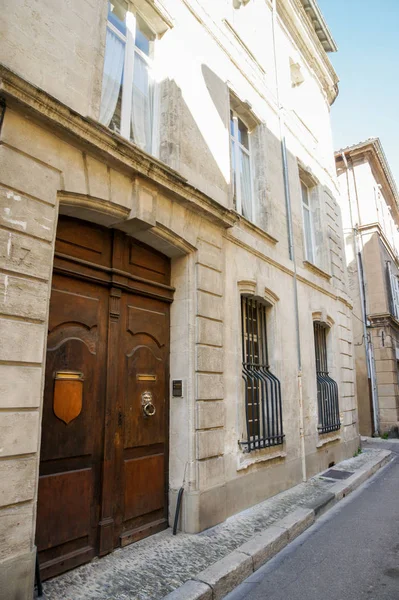 Avignon, Fransa - 25 Şubat, 2018. Mimari ve tip-in Güney Avrupa ülkesindeki şehirler.