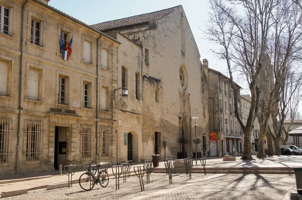 Avignon Francie Února 2018 Architektura Typy Měst Jihu Evropy — Stock fotografie