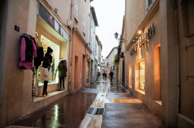 Saint Tropez, Fransa-24 Şubat, 2018. Mimari ve tip-in Güney Avrupa ülkesindeki şehirler.