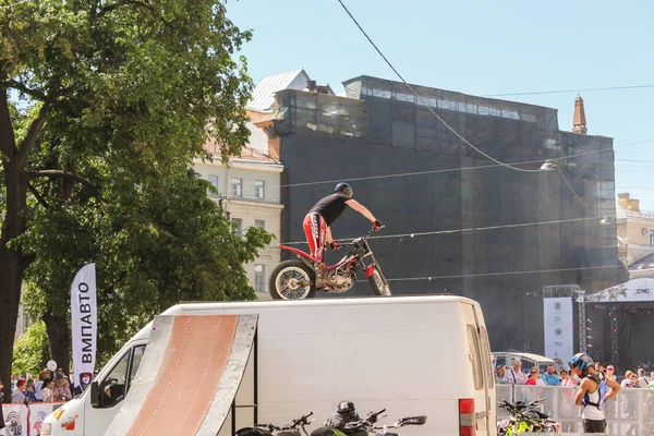 Petersburg Rusko Května 2018 Dovolená Den Města Petrohradu Motorových Lodí — Stock fotografie