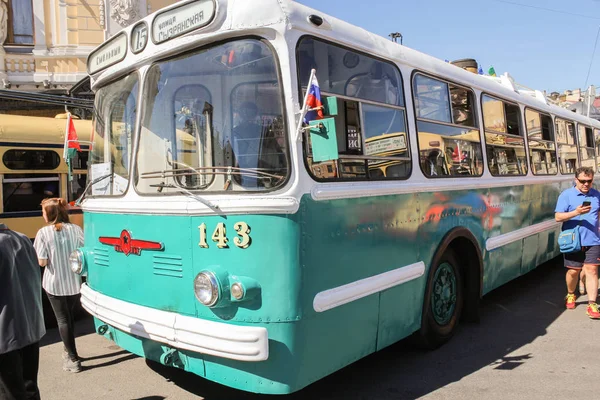 Petersburg Russland Mai 2018 Die Parade Des Personen Und Personenverkehrs — Stockfoto