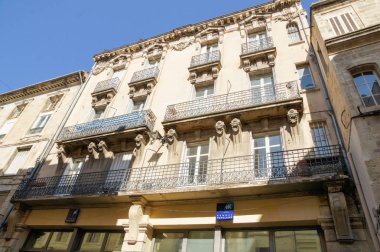 Avignon, Fransa - 25 Şubat, 2018. Mimari ve tip-in Güney Avrupa ülkesindeki şehirler.