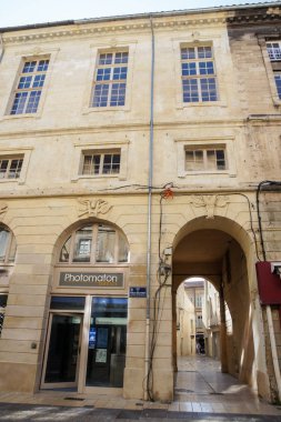 Avignon, Fransa - 25 Şubat, 2018. Mimari ve tip-in Güney Avrupa ülkesindeki şehirler.