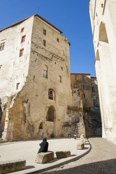 Aviñón Francia Febrero 2018 Arquitectura Tipos Ciudades Sur Europa —  Fotos de Stock