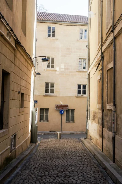 Avignon, Fransa - 25 Şubat, 2018. Mimari ve tip-in Güney Avrupa ülkesindeki şehirler.