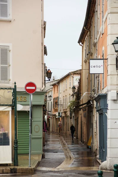 Saint Tropez Francia Febbraio 2018 Architettura Tipi Città Nel Sud — Foto Stock