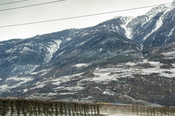 Vue Voiture Sur Les Routes Ville — Photo