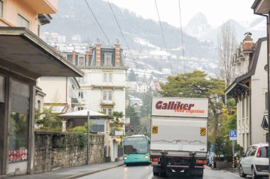Veuve, Fransa - 1 Mart, 2018. Mimari ve sayısı Avrupa şehirleri.