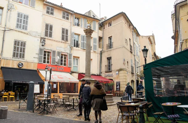 法国的普罗旺斯 2018年2月 欧洲南部城市的建筑和类型 — 图库照片