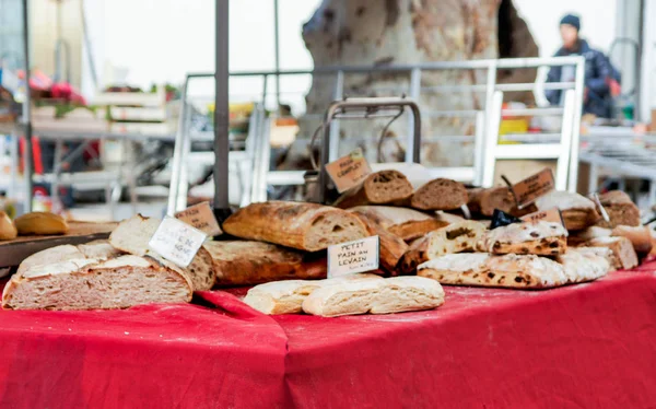 Aix Provence Francia Febrero 2018 Mercado Alimentos Plaza Aix Provence —  Fotos de Stock