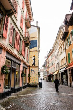 Vivian, Fransa - 1 Mart, 2018. Vivian şehir ve çevresi.