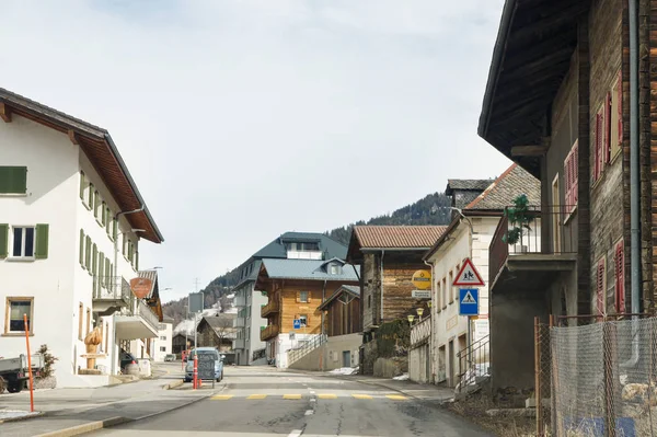 モントルー スイス 2018 道路や都市の車からの眺め — ストック写真