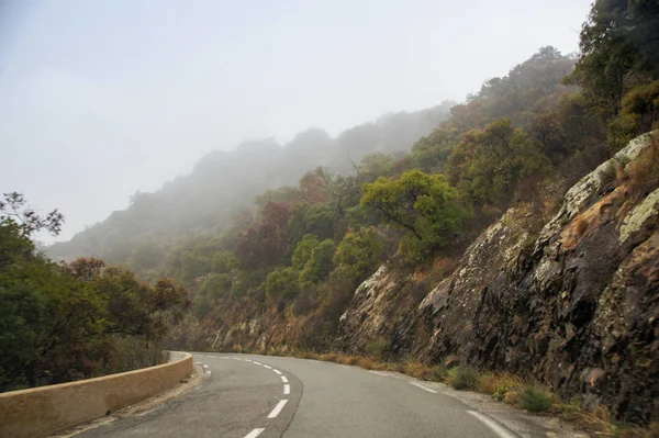 Vista Desde Coche Las Carreteras Ciudad — Foto de Stock