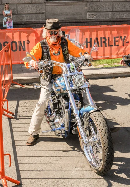 Petersburg Rusko Srpna 2018 Roční Harley Davidson Motofestival Ulici Architekta — Stock fotografie