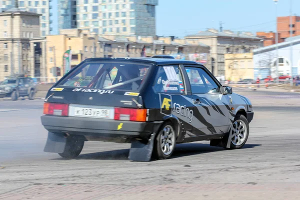 Petersburg Russland April 2018 Sportwettbewerbe Urbanen Motorsport Petersburg — Stockfoto