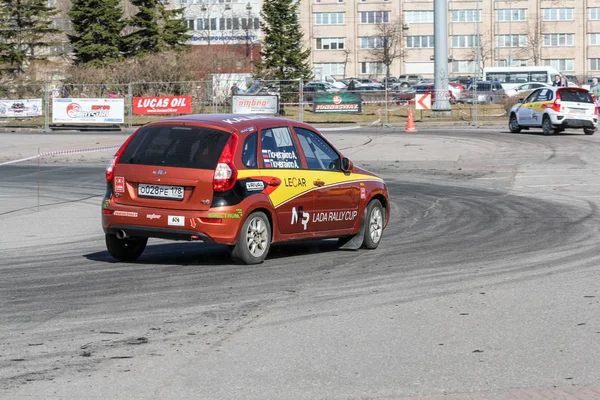 Petersburg Rusya Nisan 2018 Kentsel Motor Petersburg Yarış Spor Yarışmaları — Stok fotoğraf