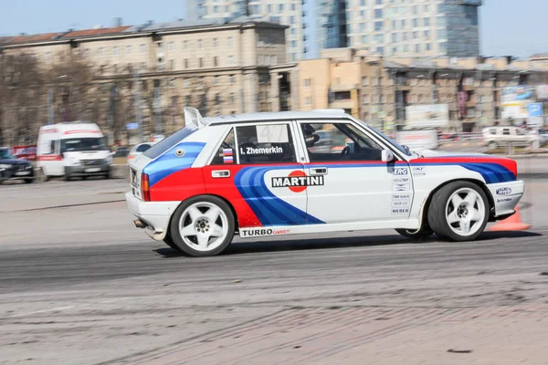 Petersburg Russland April 2018 Sportwettbewerbe Urbanen Motorsport Petersburg — Stockfoto