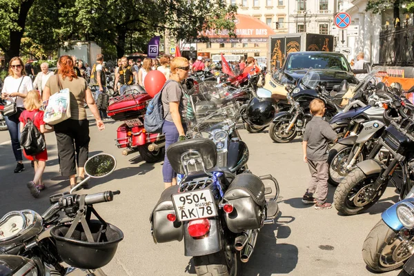 San Petersburgo Rusia Agosto 2018 Festival Anual Harley Davidson Motofestival — Foto de Stock