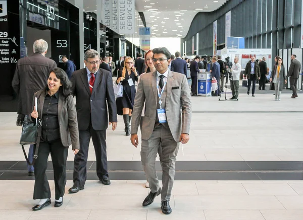 São Petersburgo Rússia Outubro 2018 Fórum Internacional Anual Gás Fórum — Fotografia de Stock