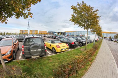 St. Petersburg, Rusya - 3 Ekim, 2018. St. Petersburg Expo forumda Uluslararası yıllık gaz Forum.