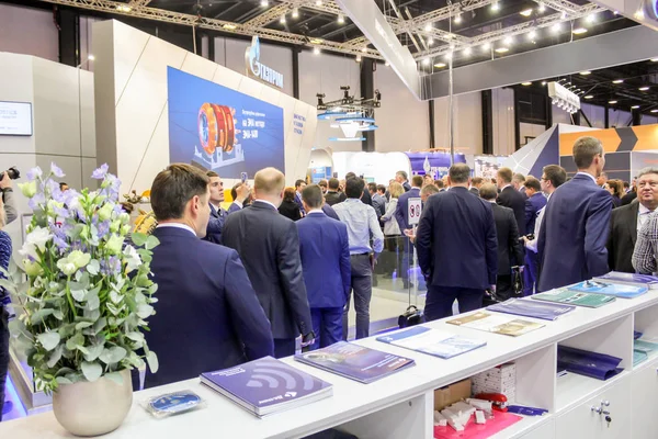 Petersburg Russland Oktober 2018 Internationales Jährliches Gasforum Expo Forum Von — Stockfoto