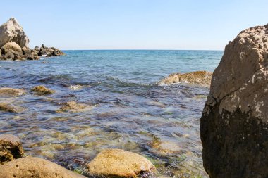 Sahil ve plajlar resort kasaba Simeiz.