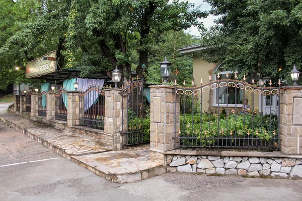 Забор ресторана - граф Кутузов . — стоковое фото