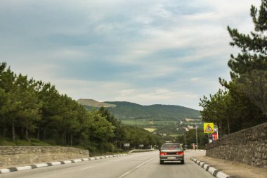Dağ Otoban yokuş.
