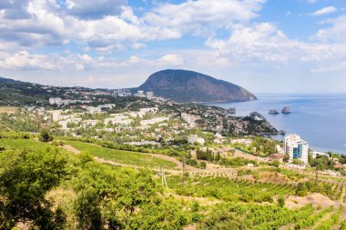 Gursuf şehir panoraması.
