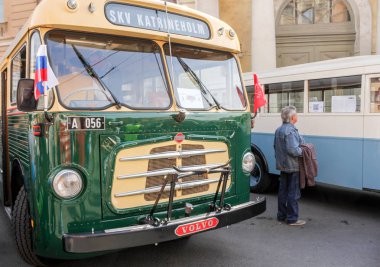 Volvo retro otobüs.