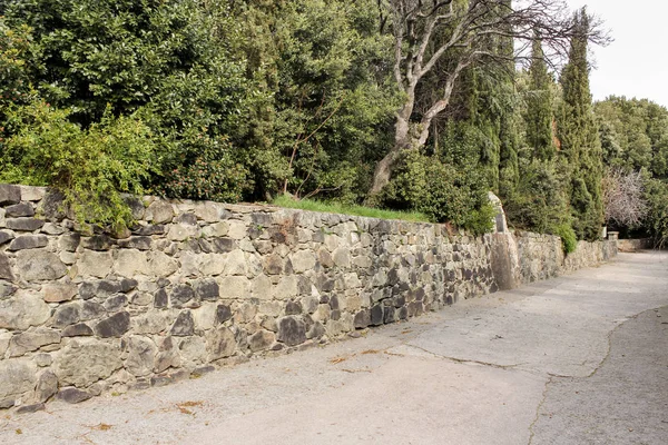 Keermuur van het Park. — Stockfoto