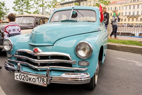 Zwycięstwo Radzieckiego samochodu. — Zdjęcie stockowe