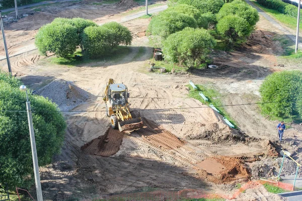Planlama site traktör.
