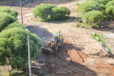 Planlama site traktör.