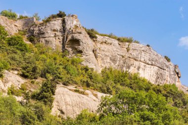 antik duvarlar buzlu.