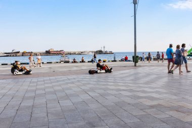 Yalta seti üzerinde eğlence..
