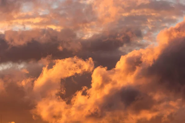 Clouds Lit Sun Sunset — Stock Photo, Image