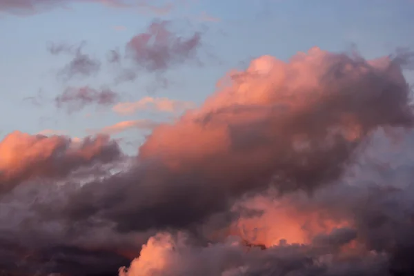 Sky Clouds Picturesque Clouds Sky Backlit Sun — Stock Photo, Image