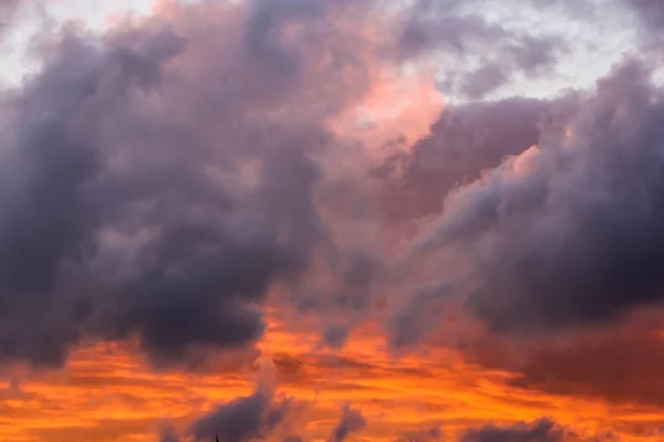 Picturesque Clouds Sky Backlit Sun — Stock Photo, Image