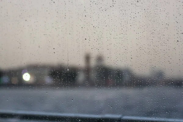 Views of the Neva from the window of a floating restaurant.