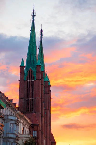 San Bonifazio Una Chiesa Cattolica Nel Quartiere Kreuzberg Berlino Germania — Foto Stock