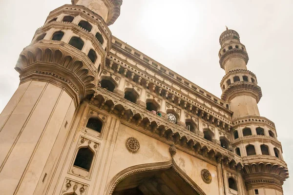Charminar Construido 1591 Monumento Mezquita Situado Hyderabad Telangana India —  Fotos de Stock
