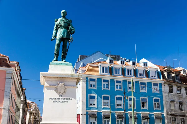 Vista Del Cais Sodre Lisboa Portugal Soleado Día Verano Por — Foto de Stock